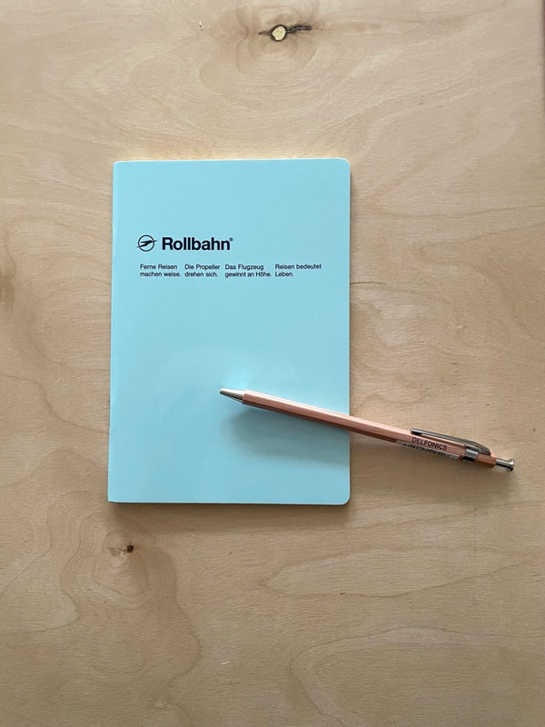Rollbahn 'Note' Notebook – B6 (light blue)