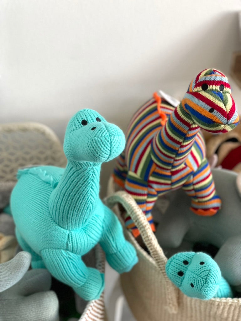 Best Years Diplodocus Dinosaur Plush Toy – Ice Blue