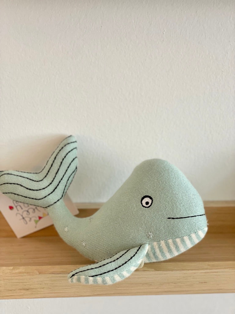 Best years Whale Plush Toy – Knitted Organic Cotton