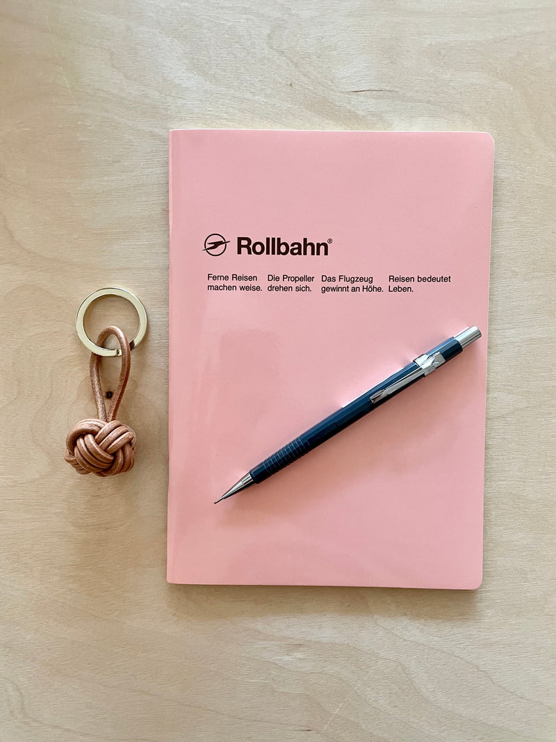 rollbahn note notebook pink a5