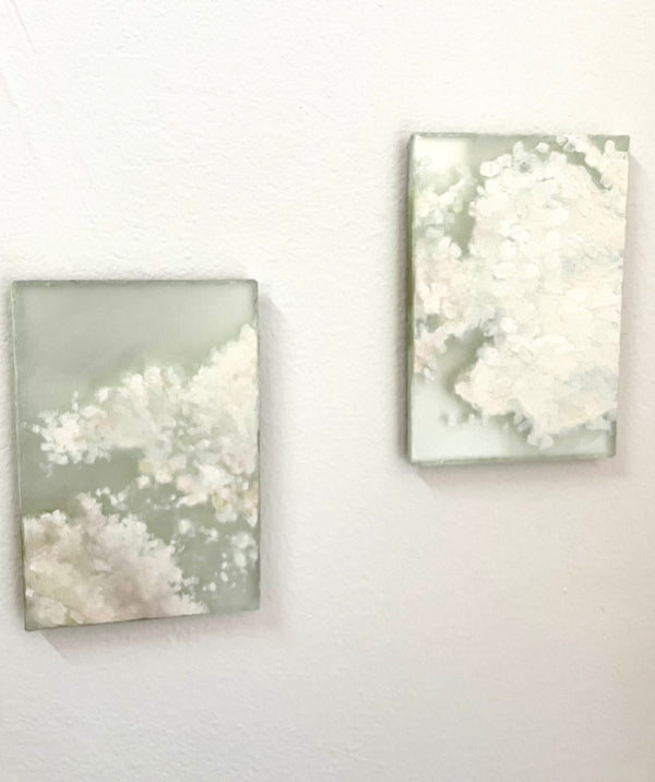 Anne Dovali Cloud Paintings on Glass – Small
