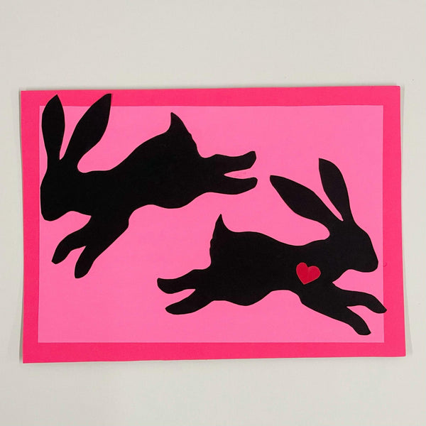 Black Rabbit's Shadow Collage – by Lydia Cheshewalla