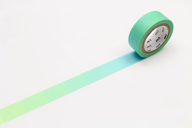 MT Washi Tape Single Roll – Green/Yellow Gradation