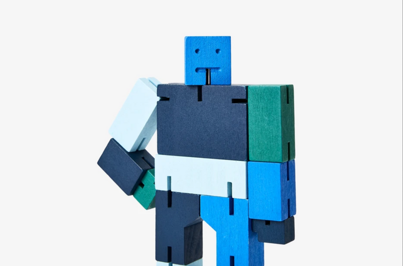 Cubebot Capsule Collection Small - Blue Multi