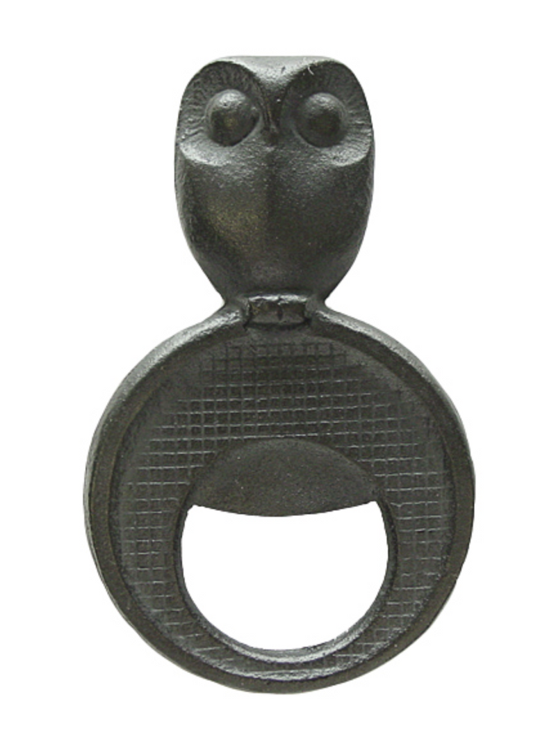 Nambu Japanese Owl Cast Iron Bottle Opener