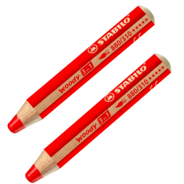 Stabilo Woody 3-in-1 Wax Crayons / Pencils