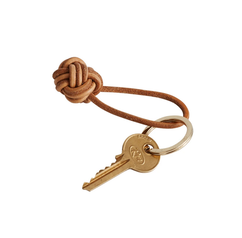Leather Knot Key Ring
