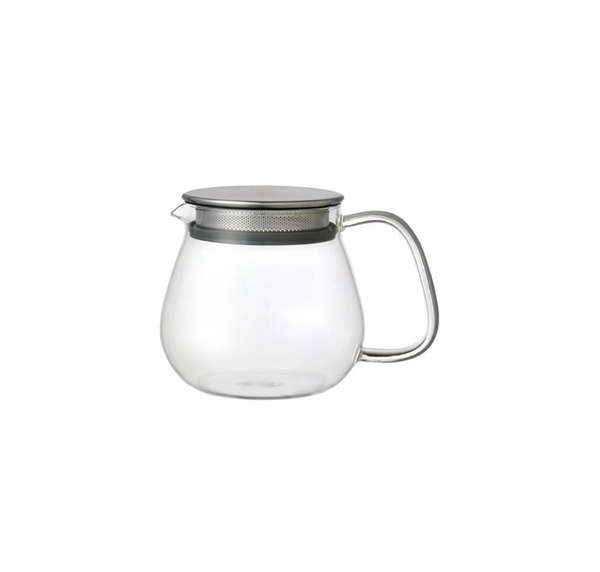 Unitea One Touch Glass Teapot w/ filter – 14 oz