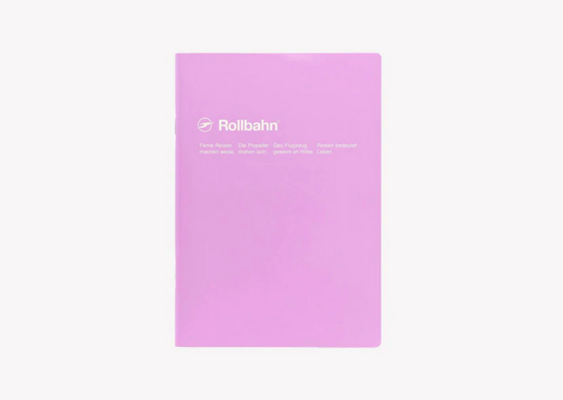 rollbahn note notebook pink
