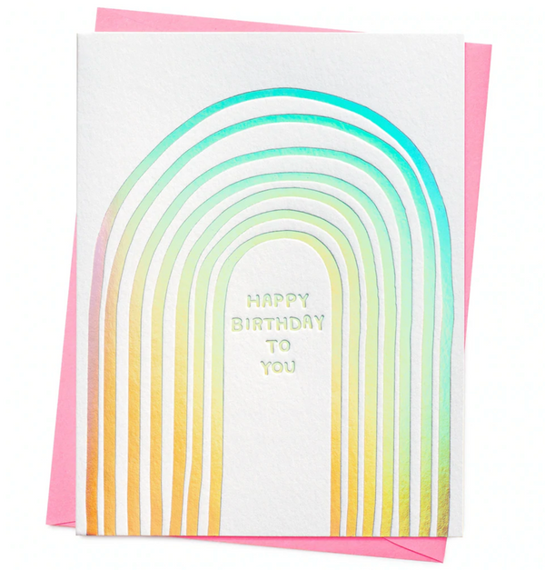Happy Birthday to You Rainbow Card