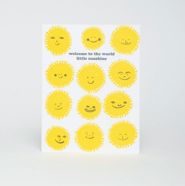 Welcome Little Sunshine Card