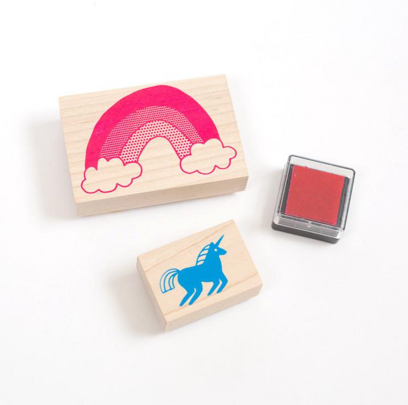 Unicorn Rainbow Stamp Kit