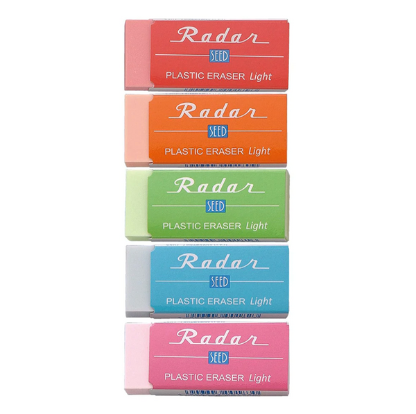 Radar Light 100 Eraser (various colors)