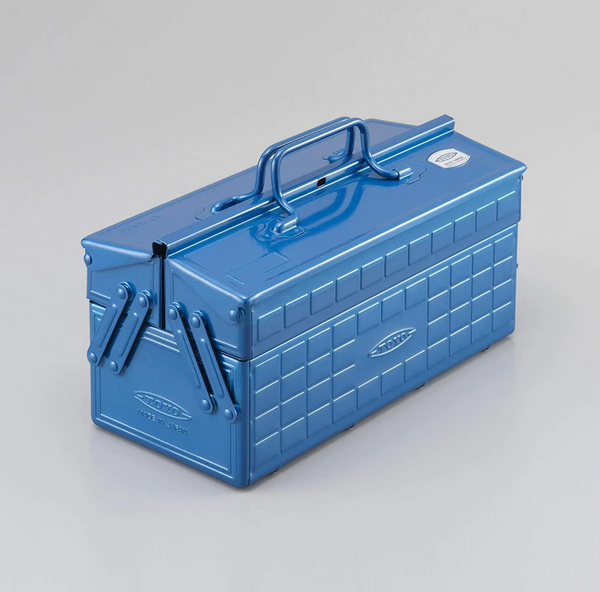 Toyo Steel Toolbox w/ Cantilever Lid ST-350 – Blue