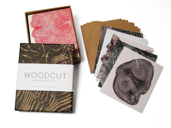 Woodcut Notecards by Bryan Nash Gill