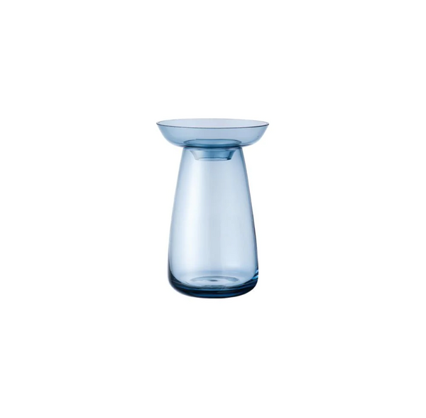 Aqua Culture Vase (clear, smoke or blue)