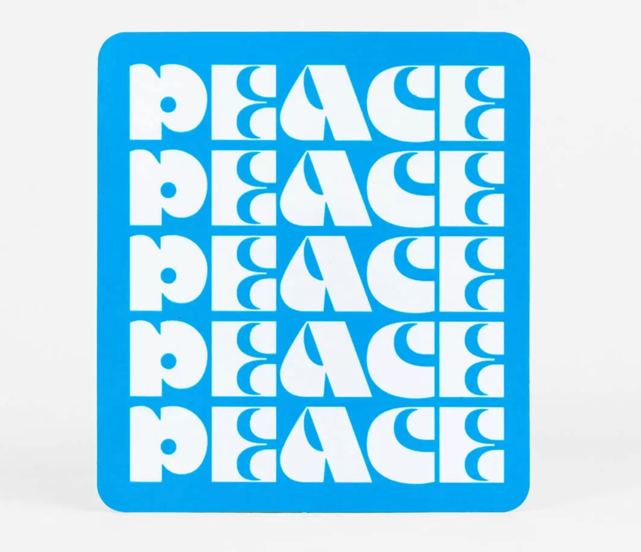 Leigh McKolay Design Peace Vinyl Sticker