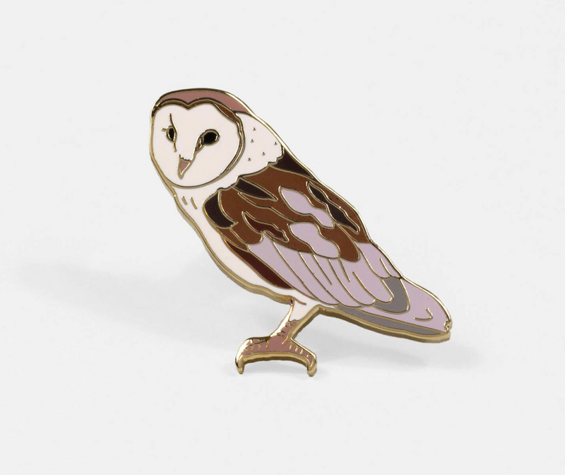 Berkley Illustration Owl Enamel Lapel Pin