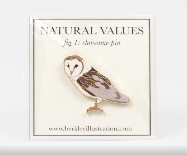 Berkley Illustration Owl Enamel Lapel Pin