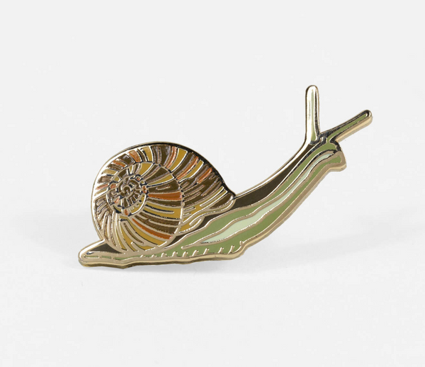 Berkley Illustration Snail Enamel Lapel Pin