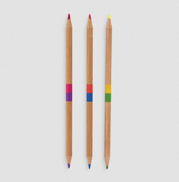 2-of-a-Kind Double-Ended Colored Pencils