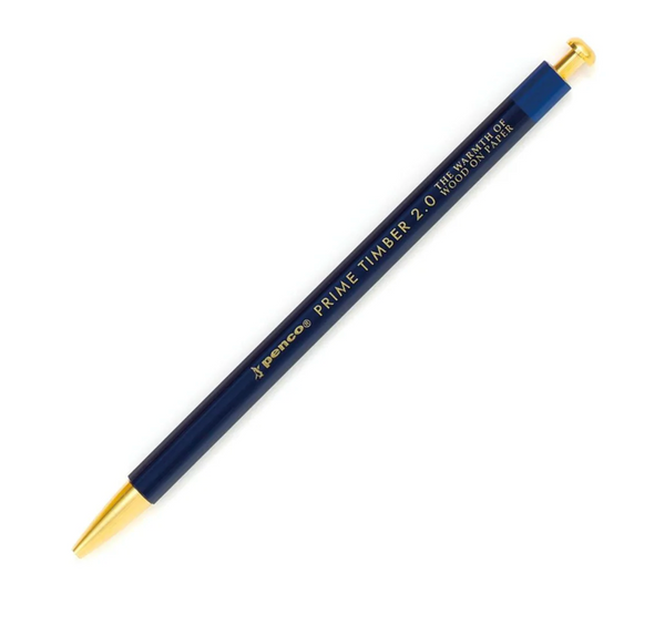 Penco Prime Timber Pencil – Brass / Navy