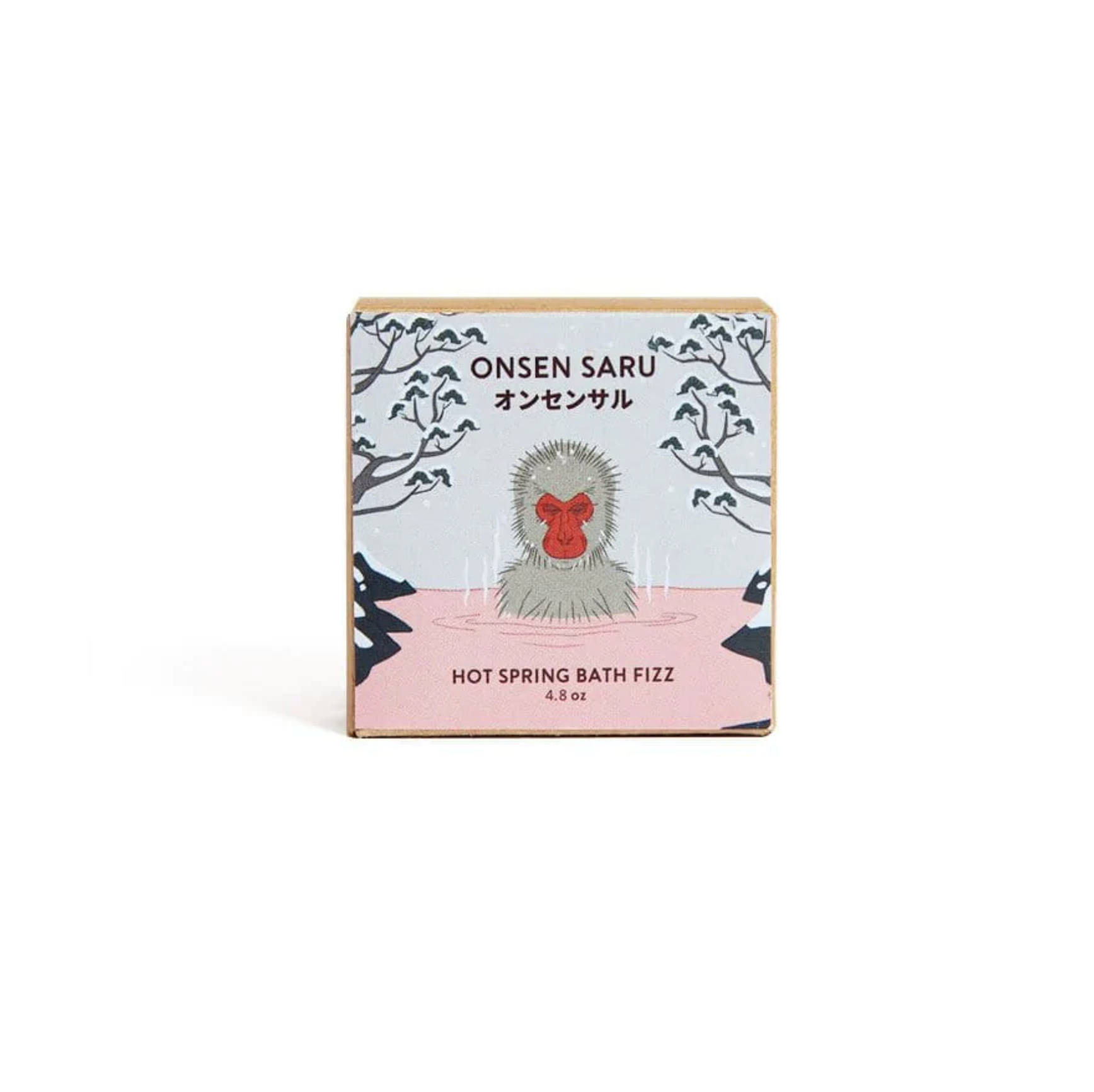 Onsen Saru Hot Spring Bath Fizz, 1 cube