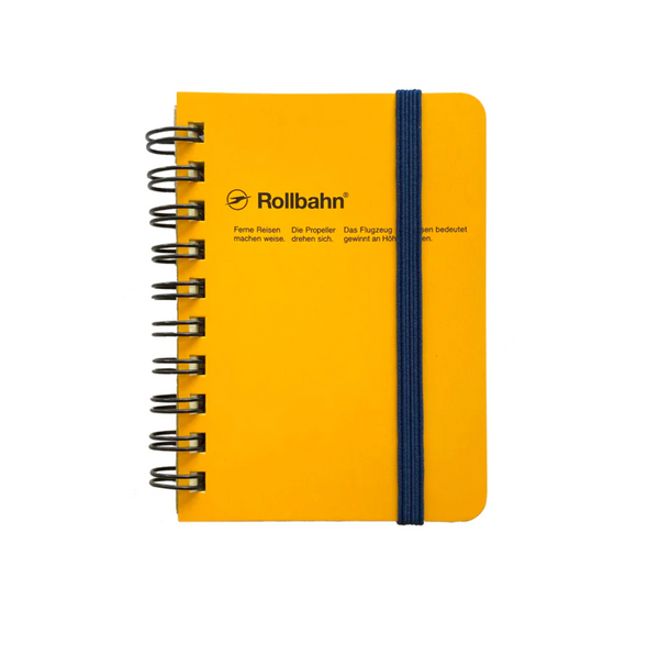 delfonics Rollbahn Spiral Notebook – Yellow (mini memo)