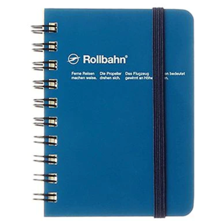 Delfonics Rollbahn Spiral Notebook – Blue mini memo