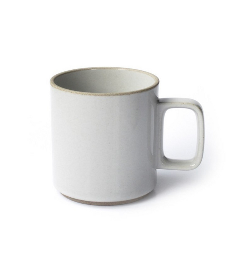 Japanese Porcelain Mug – Medium, Gloss Grey