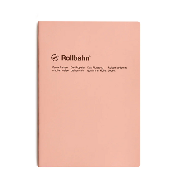 Rollbahn 'Note' Notebook – B5 large (blue or pink)