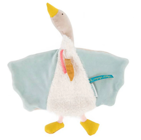 Moulin Roty Olga The Goose Lovey Stuffed Animal
