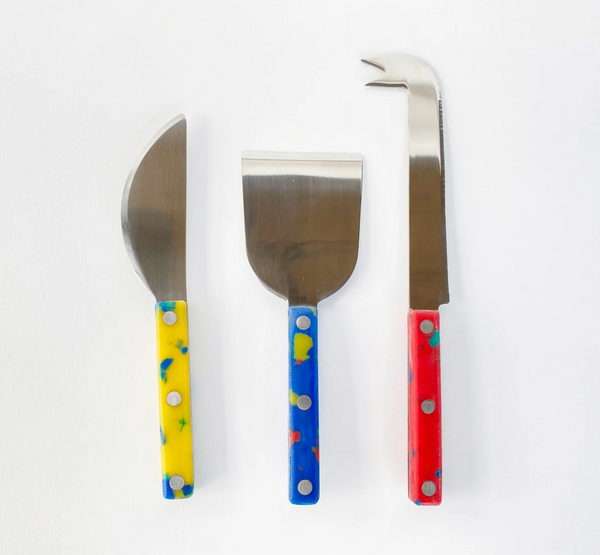 Fredericks & Mae Multicolor Cheese Knife Set