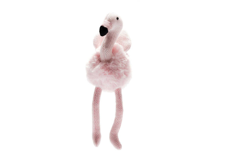 best years Knitted Pink Flamingo Baby Rattle
