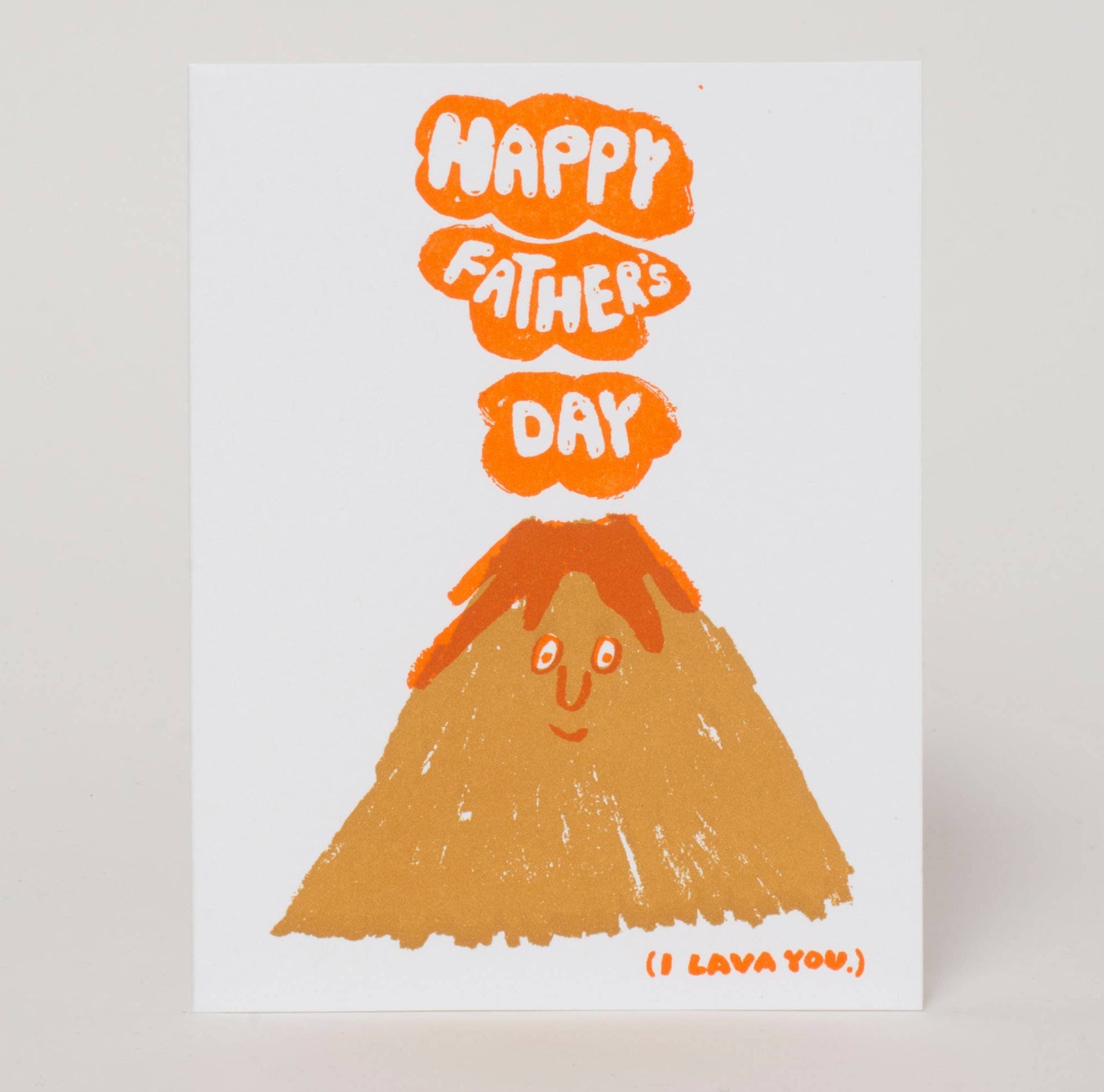 Happy Father's Day Lava You Dad Card