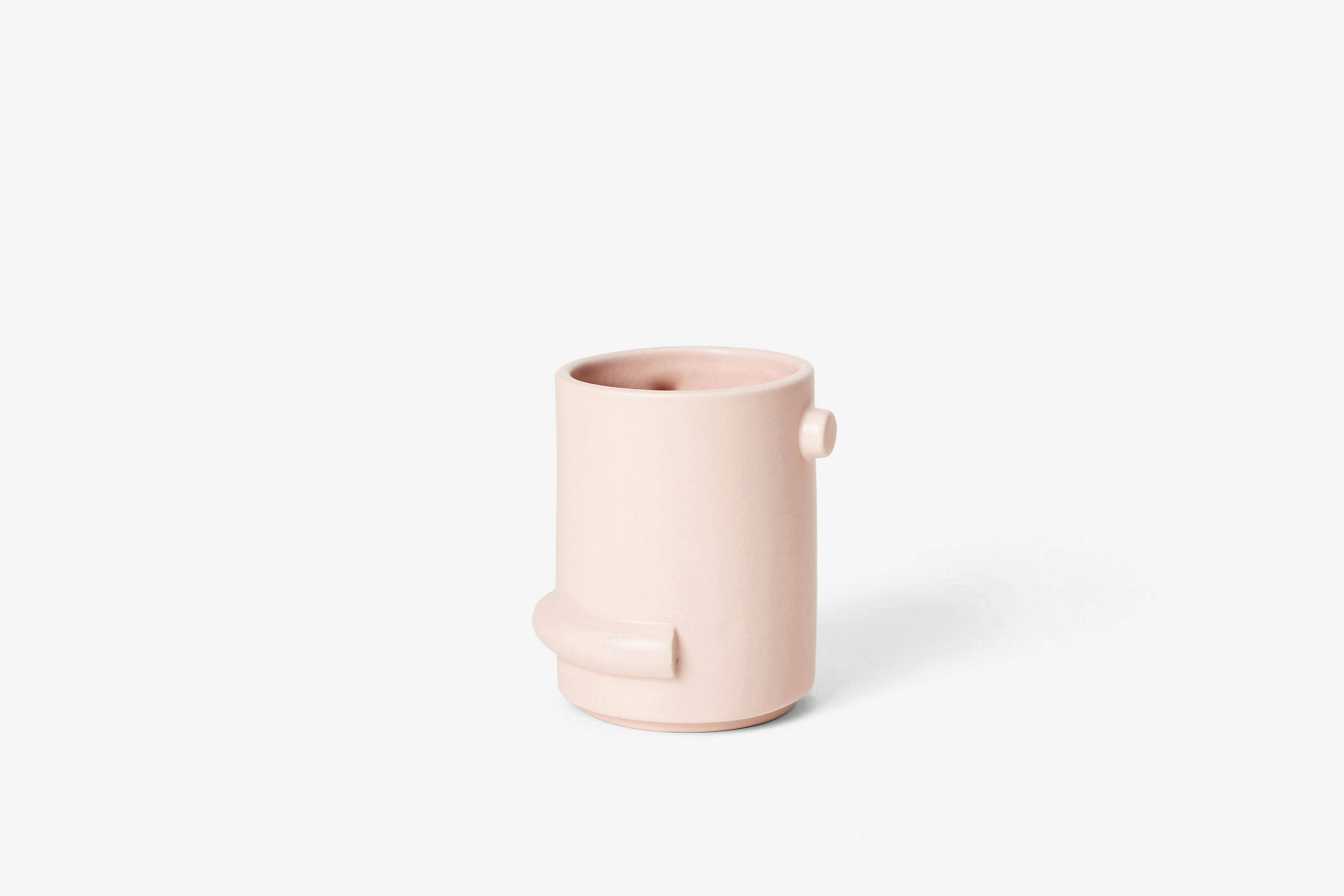 Areaware Highgloss Confetti Stoneware Cup – Peach