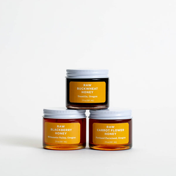 Jacobsen Raw Honey Sampler Set of 3